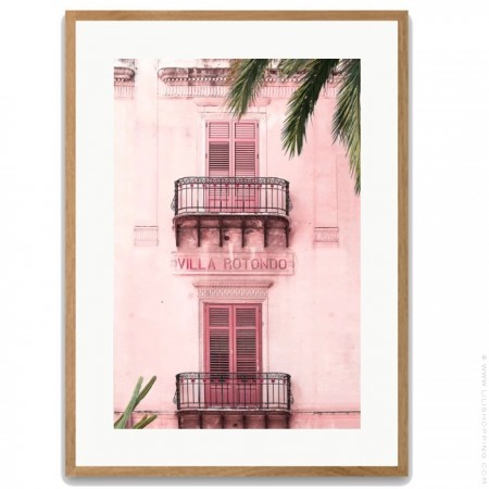 Villa Rotondo 50 x 70 oak framed poster