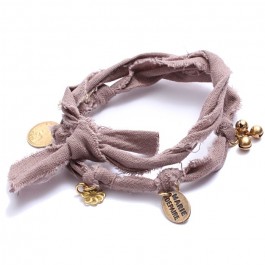 Bracelet doudou taupe