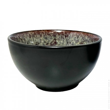 Mirha black and stone jasper small bowl