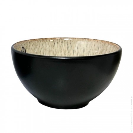 Mirha black and bead jasper small bowl