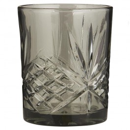 Verre gobelet fumé à motif étoiles