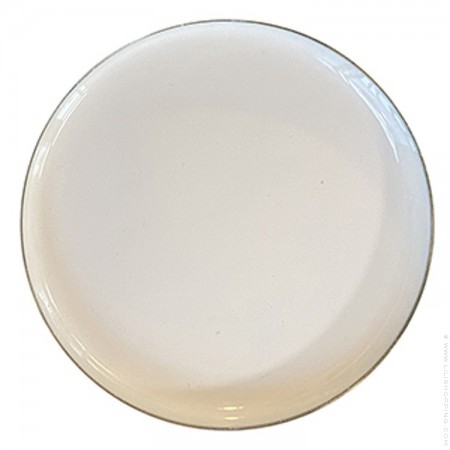 Cloud 35 cm enamelled round tray