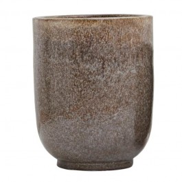 Cache pot Pho nougat H 55 cm