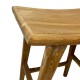Tabouret de bar 65 cm en teck recyclé