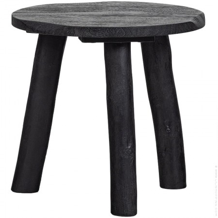 Black mangowood stool