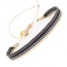 Bracelet Argentinas brun noir beige