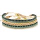 Argentinas green and copper bracelet