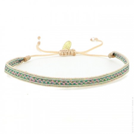 Argentinas beige and green bracelet