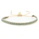 Argentinas beige and green bracelet