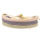 Bracelet Argentinas bleu beige cuivre