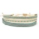 Bracelet Argentinas beige bleu vert