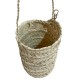 Woven palm leaf basket basket