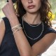 Bracelet 6 tours Catalina vanille