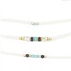 Bracelet 6 tours Catalina vanille