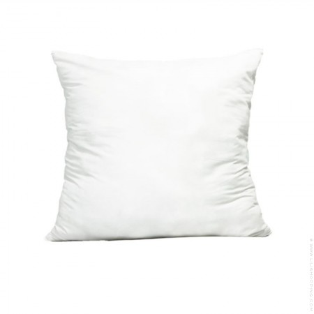 Garniture de coussin 100 % plume 60 x 40 cm