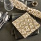 40 Flower napkins