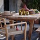 Table en teck massif Babylone 200 cm