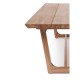 Table en teck massif Babylone 200 cm