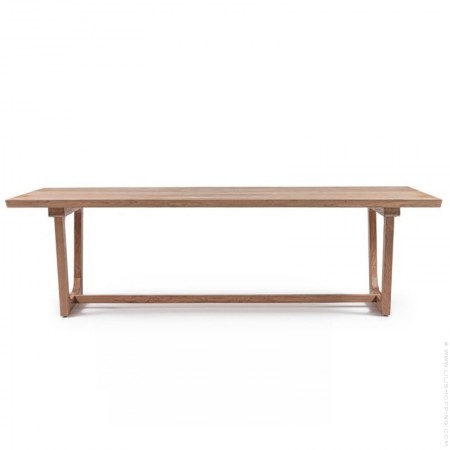 Table en teck massif Babylone 200 cm