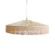 Suspension Parasol 30 cm franges dorées
