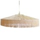 Suspension Parasol 70 cm franges dorées