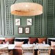 Pendant lamp Parasol 70 cm golden fringes