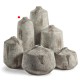 Vase VAR2 S sable rustique