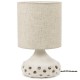 Lampe de table Catherine blanc