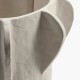 Vase beige rustique