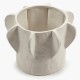 Vase beige rustique