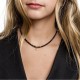 Collier Andy ras du cou champagne rose