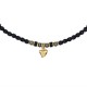 Collier Andy ras du cou champagne rose