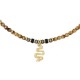 Collier Baghera noir mat