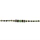 Bracelet 3 tours new cross gold vert marbré