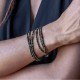 Bracelet 6 tours Septembre saphir