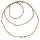 Bracelet 6 tours Python caramel