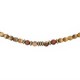 Bracelet 6 tours Python caramel