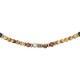Bracelet 6 tours Python caramel