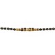 6 turn Python caramel  bracelet