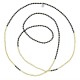 Bracelet 6 tours Caroline jaune neon