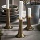 Golden star candle ring (set of 3)