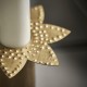 Golden star candle ring (set of 3)