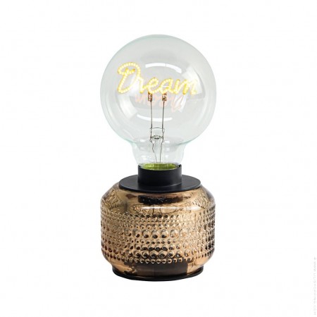 Lampe décorative LED Vaness ambre DREAM