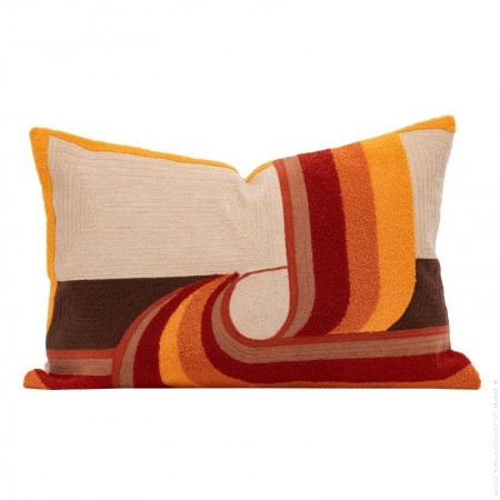 VAN biscuit wool cushion
