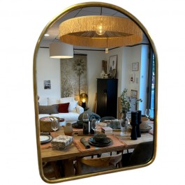 40 cm door brass mirror
