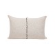 Coussin Espresso en coton flammé
