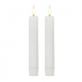 Set de 2 bougies LED 16 cm