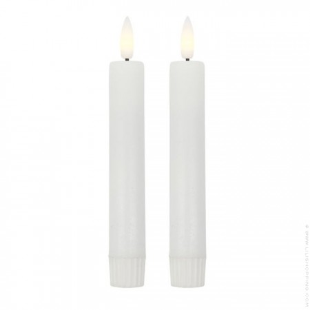 Set de 2 bougies LED 16 cm