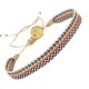 Bracelet Argentinas noir beige orange