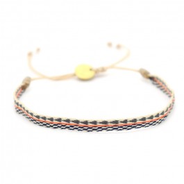 Bracelet Argentinas noir beige orange